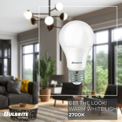 Bulbrite 774286 5/9/14W A19 Soft White LED Light Bulb