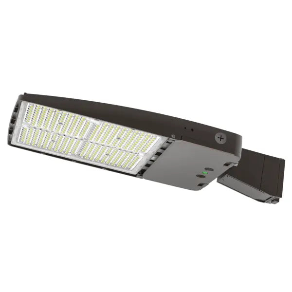Commercial LED CLF14-300S-UNV-8SC1-T3-QD-BZ-BPC Flood Fixture 300W Selectable Wattage & CCT Straight Arm