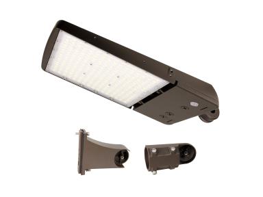 MaxLite AE100UMI-WCSB2CR Area Light - 100W/85W/75W, 120-277V, Mnl Ir Change T3/4/5, CCT/WATTAGE Select 3/4/5K, Bronze, Flex Arm Slipfitter, C-MAX Compatible