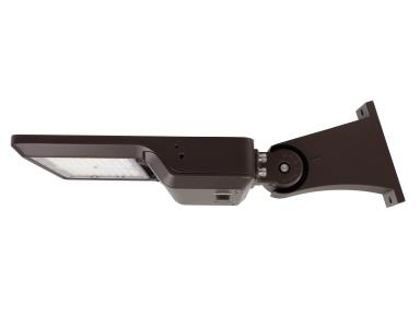 MaxLite AE100UT5-WCSBFCR Area LIGHT-100W/80W/60W, 120-277V, Type 5, CCT/WATTAGE Select 3/4/5K, Bronze, Flexible Arm, c-MAX Compatible