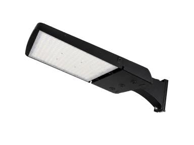 MaxLite AE150UMC-WCSLACRTA Area Light - 150W/125W/100W, 120-277V, Manual Changeable T3/4/5, CCT/WATTAGE Select 3/4/5K, Black, Straight Arm, C-MAX Compatible - TAA
