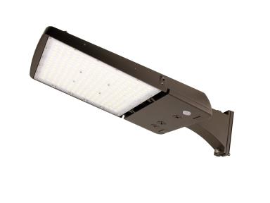 MaxLite AE150UMI-WCSBACR Area Light - 150W/125W/100W, 120-277V, Manual Ir Changeable T3/4/5, CCT/WATTAGE Select 3/4/5K, Bronze, Straight Arm, C-MAX Compatible