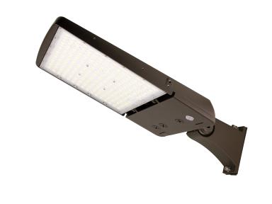 MaxLite AE150UMI-WCSBFCR Area Light - 150W/125W/100W, 120-277V, Manual Ir Changeable T3/4/5, CCT/WATTAGE Select 3/4/5K, Bronze, Flexiable Arm, C-MAX Compatible