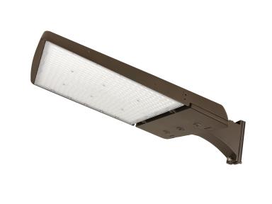 MaxLite AE300HMC-WCSBACR Area Light - 300W/250W/200W, 277-480V, Manual Changeable T3/4/5, CCT/WATTAGE Select 3/4/5K, Bronze, Straight Arm, C-MAX Compatible