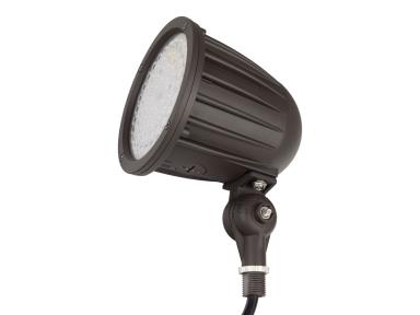 MaxLite BF25UW-WCSBPCTA Bullet Flood 25/16/9W Selectable, 120-277V, Both Medium And Wide Lens Included, CCT Selectable (3/4/5K), Bronze, Photocell, TAA Complaint