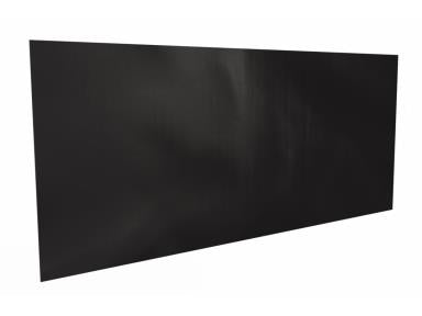 MaxLite BL-SHIELD6IN-L Side Shield For 6 Inch Slim Bollard, Pvc Film, Black