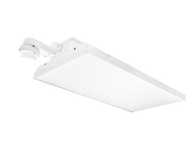 MaxLite BLHE3-085UF-50EMMS Blhe GEN3 85W 0-10V Dimming 120-277V Frosted Lens 5000K With Battery Backup Unit And Motion Sensor