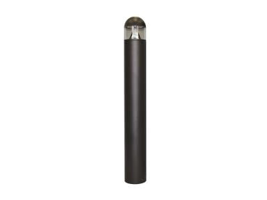 MaxLite BRD30U-WCSBPC Bollard Round Dome Top, 30/20/10W Selectable, 120-277V, CCT Selectable 3/4/5K, 42 Inches, Bronze, Photocell
