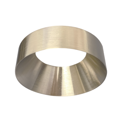 Luxrite LR25467 4" Regressed Trimless Push N' Lock Spotlight Trim Replacement - Brushed Nickel