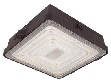 MaxLite CPL60HCSBCR Enhanced Canopy, 60W, 277-480V, CCT Select 3/4/5K, Bronze, C-MAX Ready