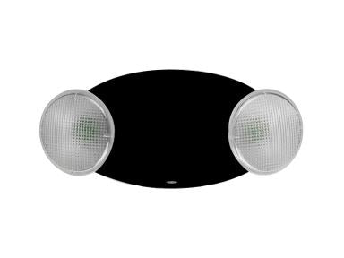 MaxLite EML-2HOL Emergency Light LED, 2 Heads, High Output, Black, Battery Backup, 120V Or 277V