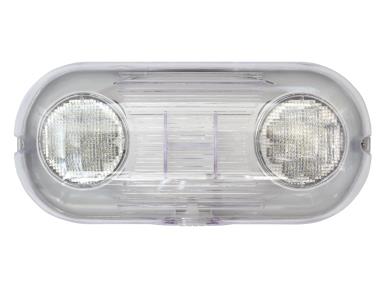 MaxLite EML-2HW-WL Emergency Light LED, 2 Heads, White, Battery Backup, 120V Or 277V, Wet Location Listed