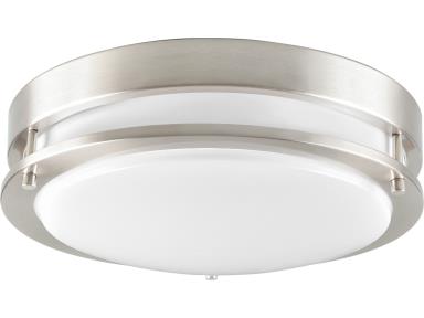 MaxLite FMA14V10WCSNMS Flush Mount Architectural, 14 Inch, 10/15/20W, 120-277V 0-10V, 2700/3000/3500/4000/5000K Wattage CCT Select, Motion Sensor, Nickel