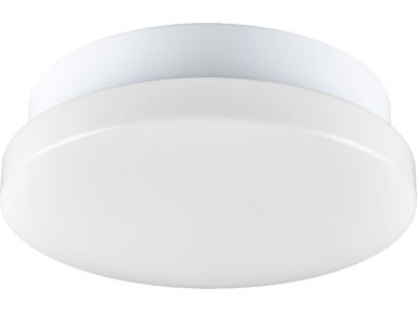 MaxLite FMP11V08WCSWMSEM Flush Mount Puff, 11 Inch, 8/12/16W, 120-277V 0-10V, 2700/3000/3500/4000/5000K Wattage CCT Select, Motion Sensor, White, Battery Back Up