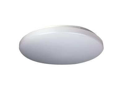 MaxLite FMP15T12WCSW Flush Mount Puff, 15 Inch, 12/18/24W, 120V Only - Triac, 2700/3000/3500/4000/5000K Wattage CCT Selectable, White
