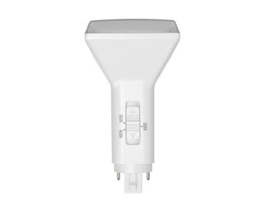 MaxLite 9.5PLDV/DFD/G24Q8CS 9.5W 1100-1150LM PL Double Type A Vert DIM, G24Q BASE/4P, 80CRI 3CCT 30/35/40K