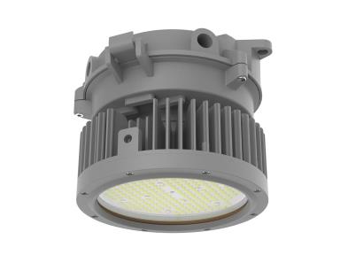 MaxLite HLRM120U Hlrm Series Medium Size 120W 120-277V Wide 110 Clear Glass Lens 5000K Universal Mount Gray CID2, CIID1, CIID2, Ciii
