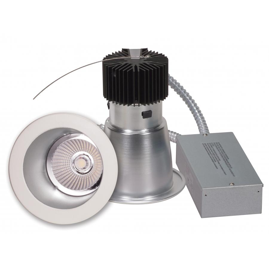 Satco S8705 Fixture 15W Commercial LED DL Retrofit - 4 In 4000K