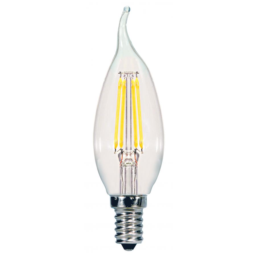 6 pack - Satco S9963 5.5W CA11 Soft White LED Light Bulb