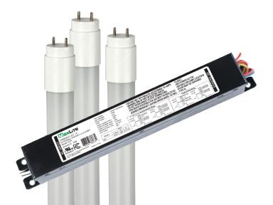 MaxLite L11.5T8EX440DR3L11.5 11.5W T8 4-FT LED (UL-C) 4000K Coated Glass (3 Lamps) External Driver