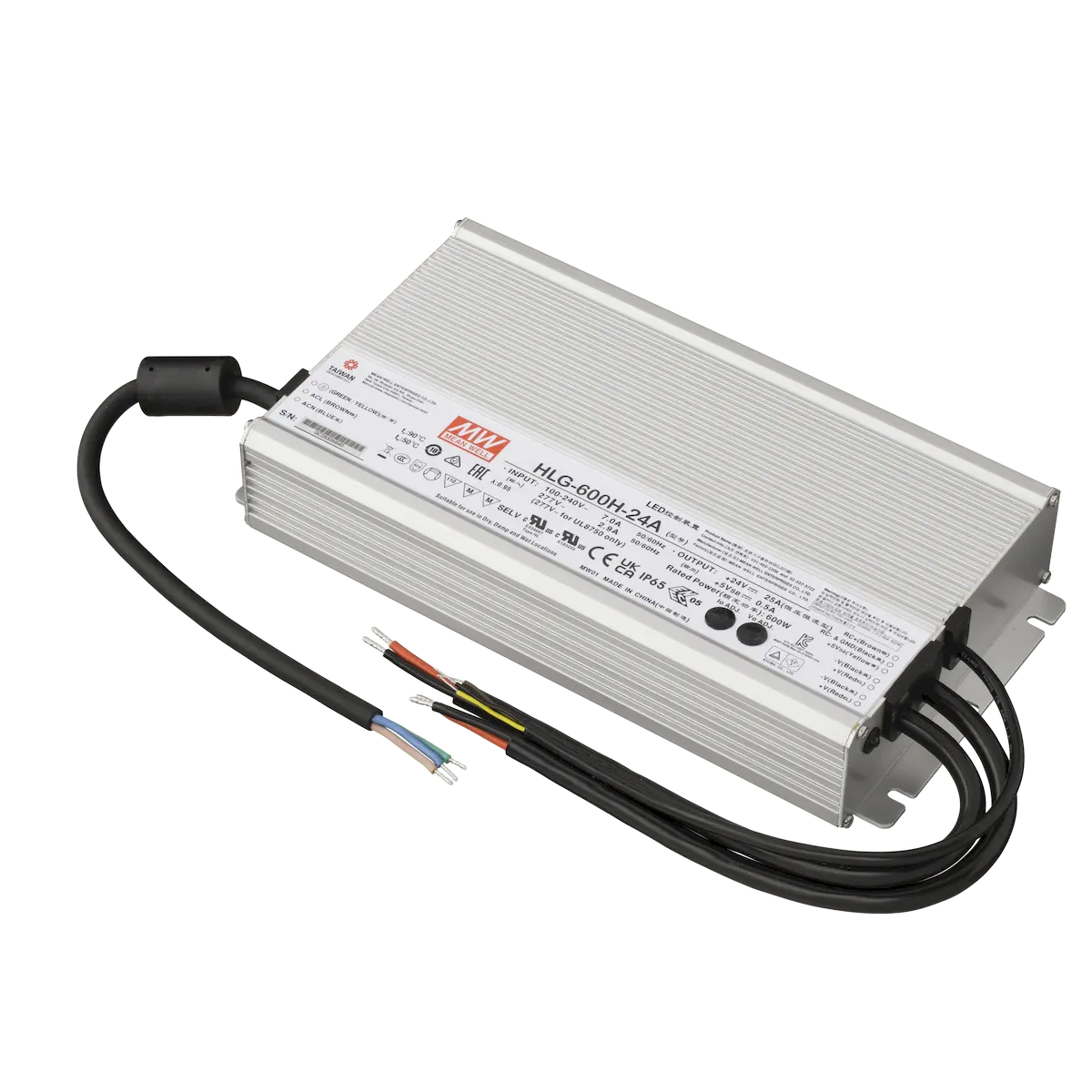 American Lighting LED-DR600-24 LED-DR Series Non-Dimming Driver 600 Watts 24V DC