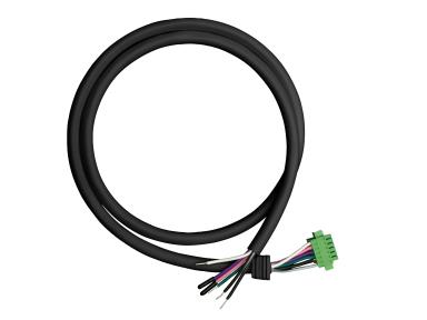 MaxLite LM2-6CORDB L-MAX Gen 2 6 Wire Black Power Cord Sjt 15FT W/ Female Wiring Connector 300V. Insulated Sheath For Dimming Wires