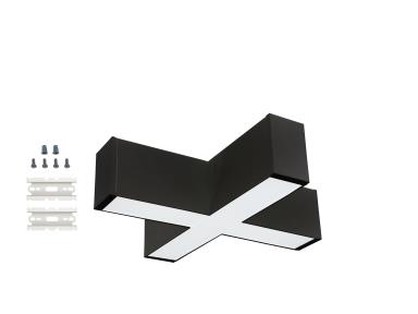 MaxLite LM2-XCONB L-MAX Gen 2 X Connector 2FT Watt Select 10W, 12W, 16W, 20W CCT Select 2700K, 3000K, 3500K, 4000K, 5000K 90 CRI Black Finish