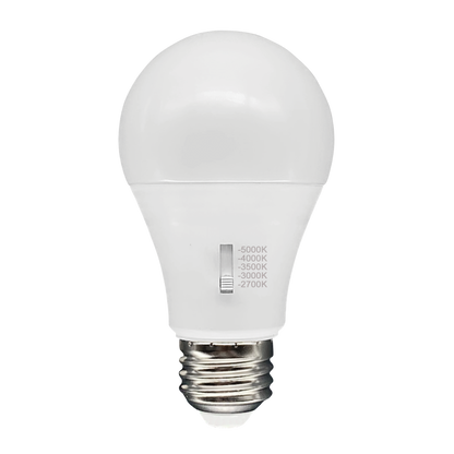 Luxrite LR21476 9W 60W A19 5CCT Selectable - 4 Pack LED Light Bulb