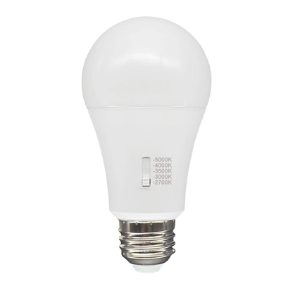 Luxrite LR21477 11W 75W A19 - 5 CCT Selectable LED Light Bulb