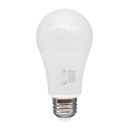 Luxrite LR21480 15W 100W A19 5 CCT Selectable - 4 Pack LED Light Bulb