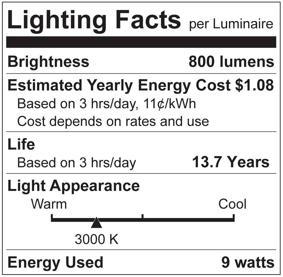 Luxrite LR21481 A19 9W 3000K Dusk to Dawn + PIR LED Light Bulb