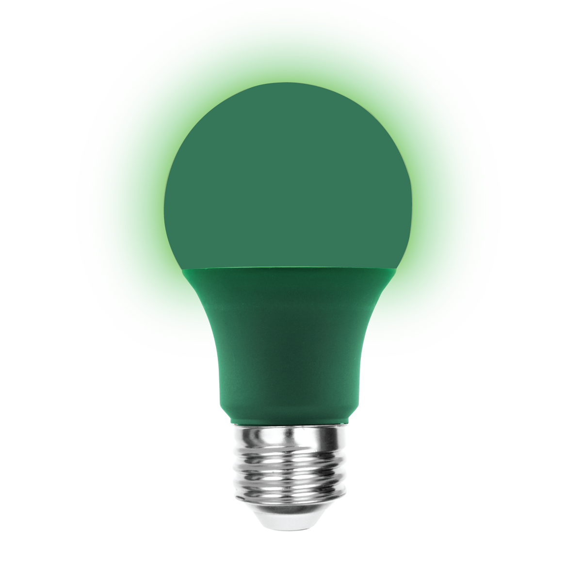 Luxrite LR21492 A19 8W Green LED Light Bulb