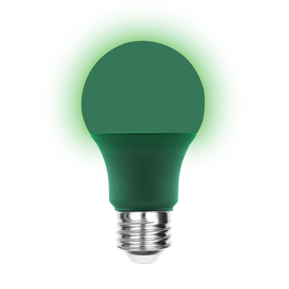 Luxrite LR21492 A19 8W Green LED Light Bulb