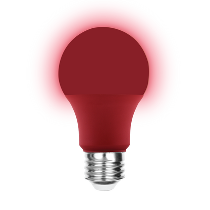 Luxrite LR21495 A19 8W Red LED Light Bulb
