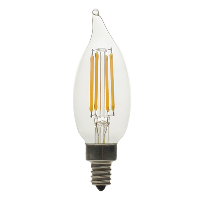 Luxrite LR21599 5W Flame Tip E12 5000K LED Light Bulb
