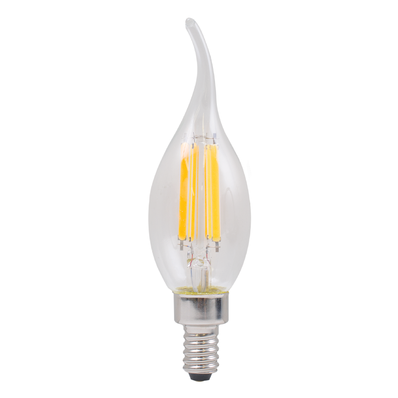 Luxrite LR21635 7W Flame Tip E12 3000K LED Light Bulb