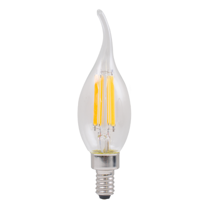 Luxrite LR21639 7W Flame Tip E12 5000K LED Light Bulb