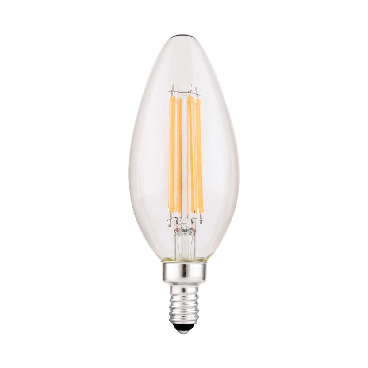 Luxrite LR21712 Ctc 8W E12 3500K Filament LED Light Bulb