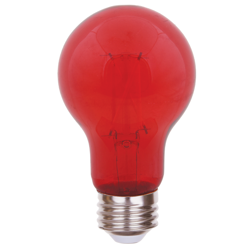 Luxrite LR21720 A19 4.5W Red Filament LED Light Bulb