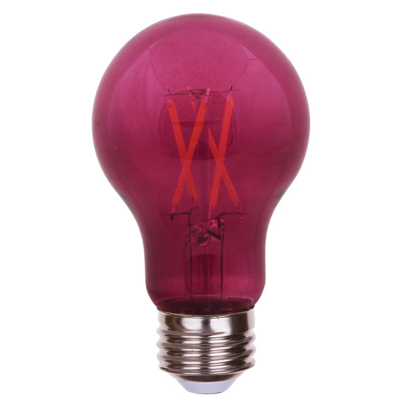 Luxrite LR21721 A19 4.5W Purple Filament LED Light Bulb