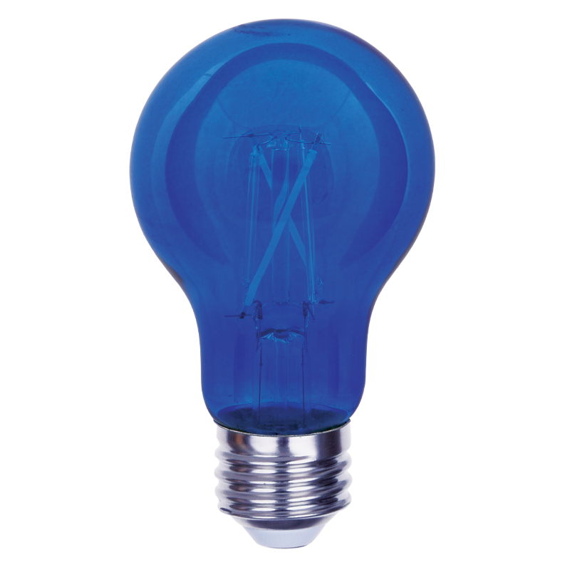 Luxrite LR21723 A19 4.5W Blue Filament LED Light Bulb