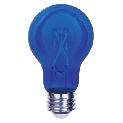 Luxrite LR21723 A19 4.5W Blue Filament LED Light Bulb