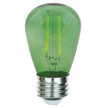 Luxrite LR21732 S14 0.5W Green Filament LED Light Bulb