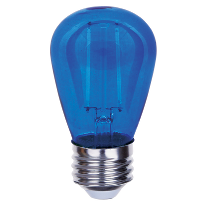 Luxrite LR21733 S14 0.5W Blue Filament LED Light Bulb