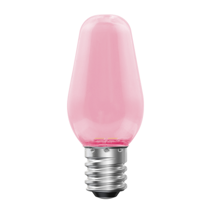 Luxrite LR21754 C7 0.5W Pink LED Light Bulb
