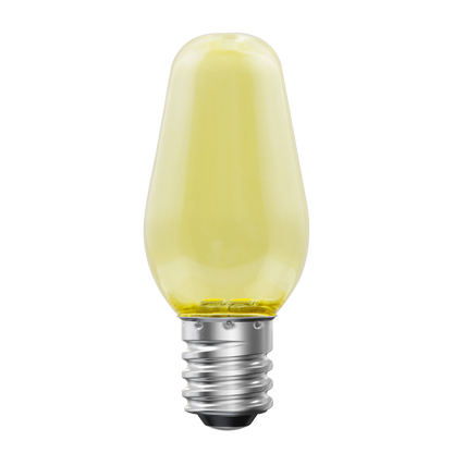 Luxrite LR21755 C7 0.5W Yellow LED Light Bulb