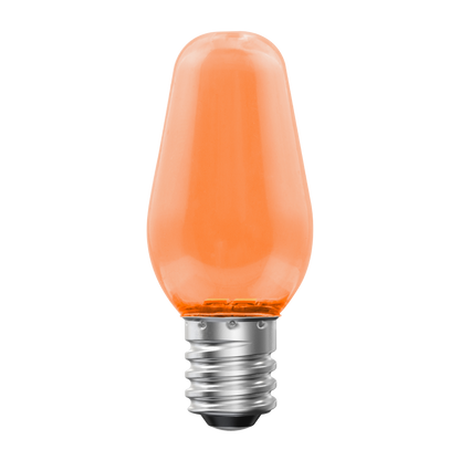 Luxrite LR21756 C7 0.5W Orange LED Light Bulb