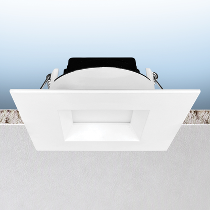 Luxrite LR22680 4" Regressed Mini Panel - CCT & Wattage Selectable - Dual Dimming/universal Voltage