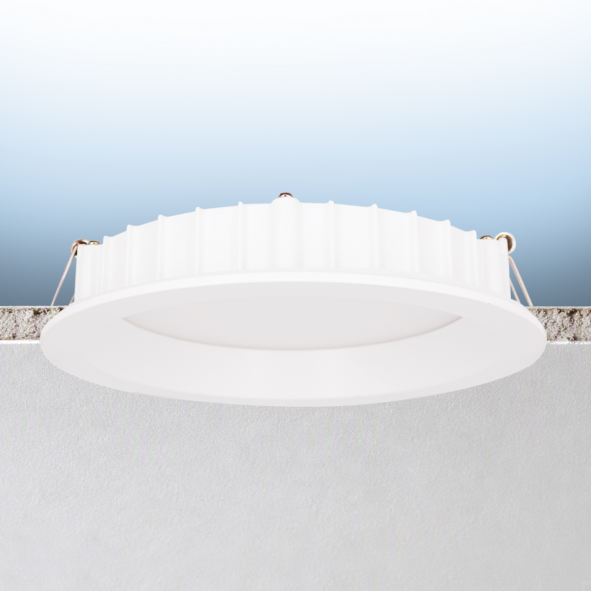 Luxrite LR22836 6" Regressed Mini Panel Dim to Warm + 5CCT & 2 Wattage Selectable - Universal Voltage/dual Dimming