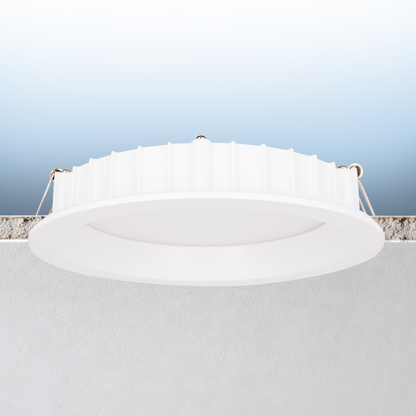 Luxrite LR22836 6" Regressed Mini Panel Dim to Warm + 5CCT & 2 Wattage Selectable - Universal Voltage/dual Dimming